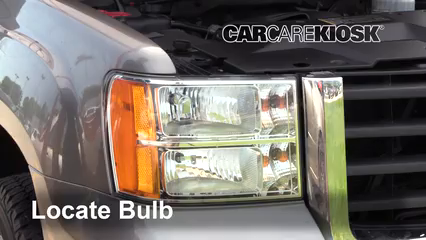 2011 silverado headlight removal